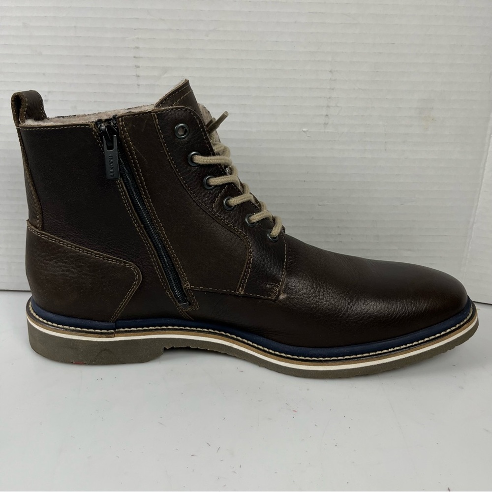 Lloyd Brown Leather Lace Up Fur Lined Ankle Boots Germany Mens US Size 11 - Picture 6 of 11